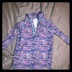 Drive fit long sleeve pull over